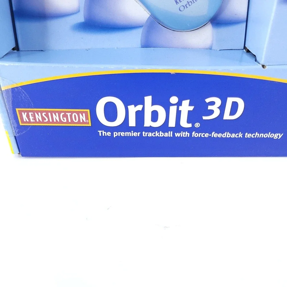 Kensington Orbit 3D Two-button USB Trackball Mouse Blue 64232 New Sealed